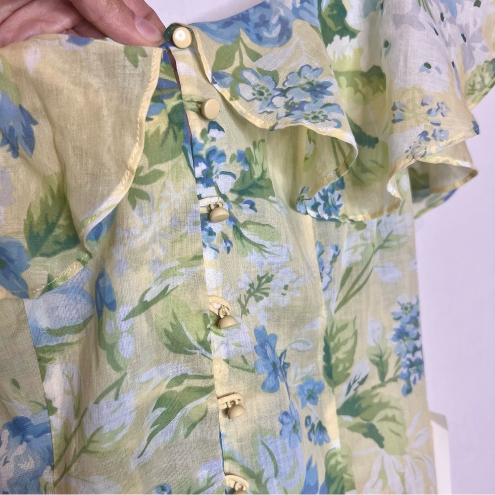 ALICE MCCALL Flawless Dress in Butter Blossom. Size 4 - Picture 8 of 14